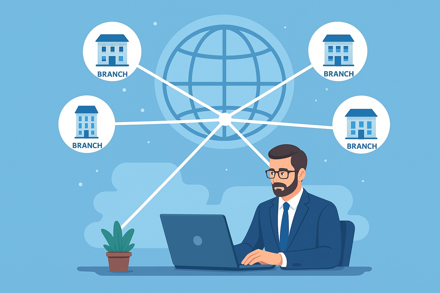 خدمة ربط الفروع